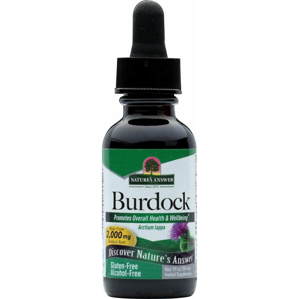 Natures Answer Natures Answer Burdock Root Alcohol Free, 1 oz