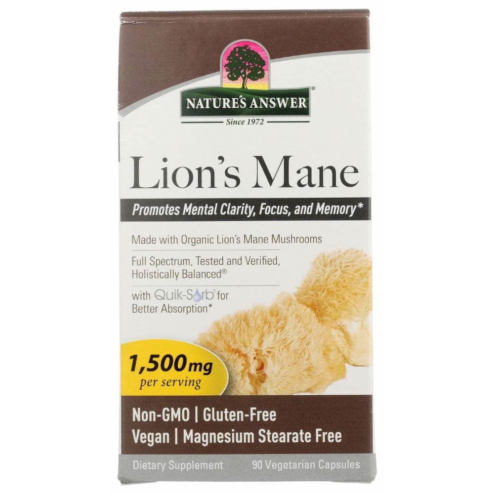 NATURES ANSWER Natures Answer Capsule Lions Maine, 90 Vc