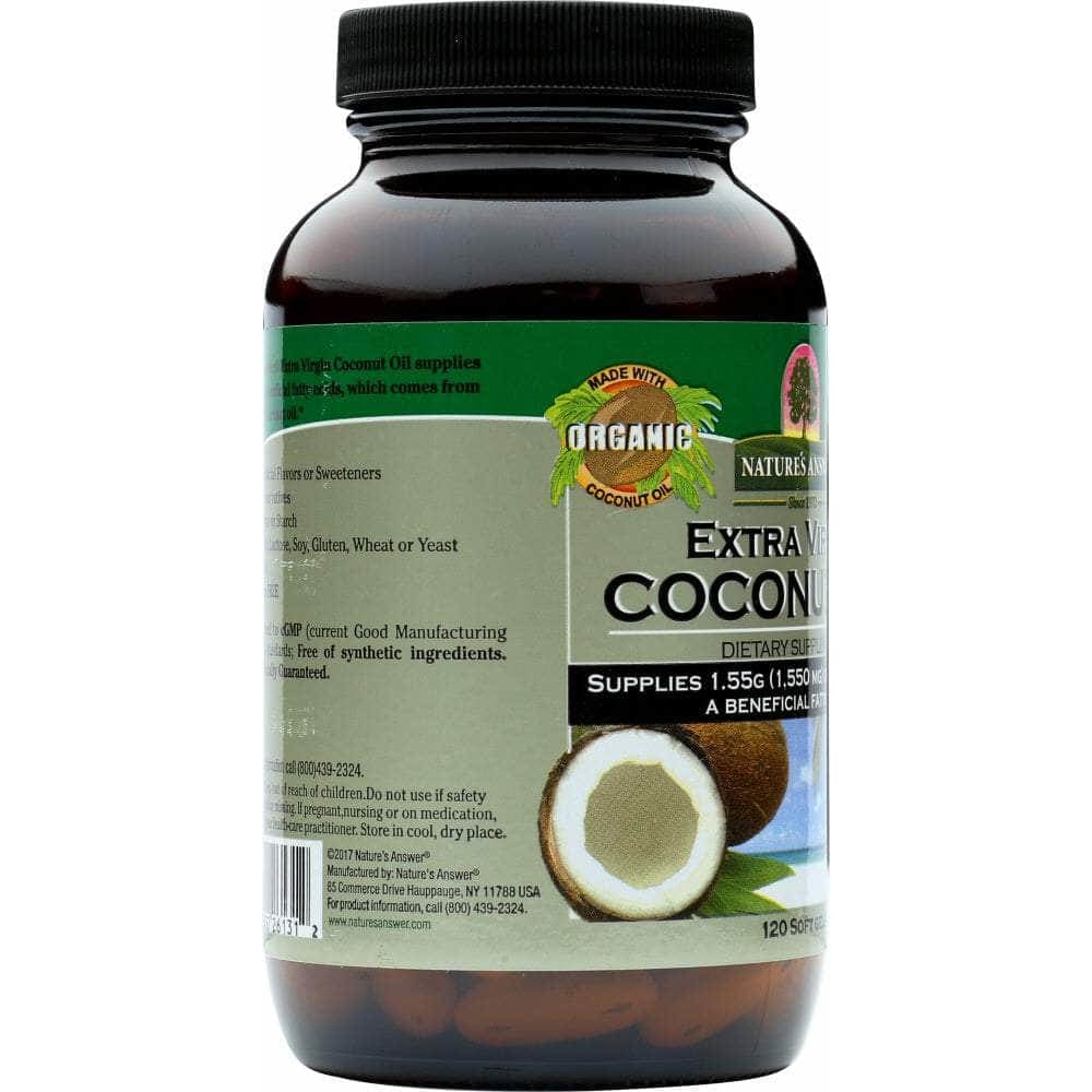 Natures Answer Natures Answer Extra Virgin Coconut Oil Dietary Supplement Gluten Free, 120 Sg