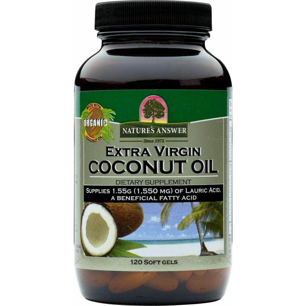 Natures Answer Natures Answer Extra Virgin Coconut Oil Dietary Supplement Gluten Free, 120 Sg