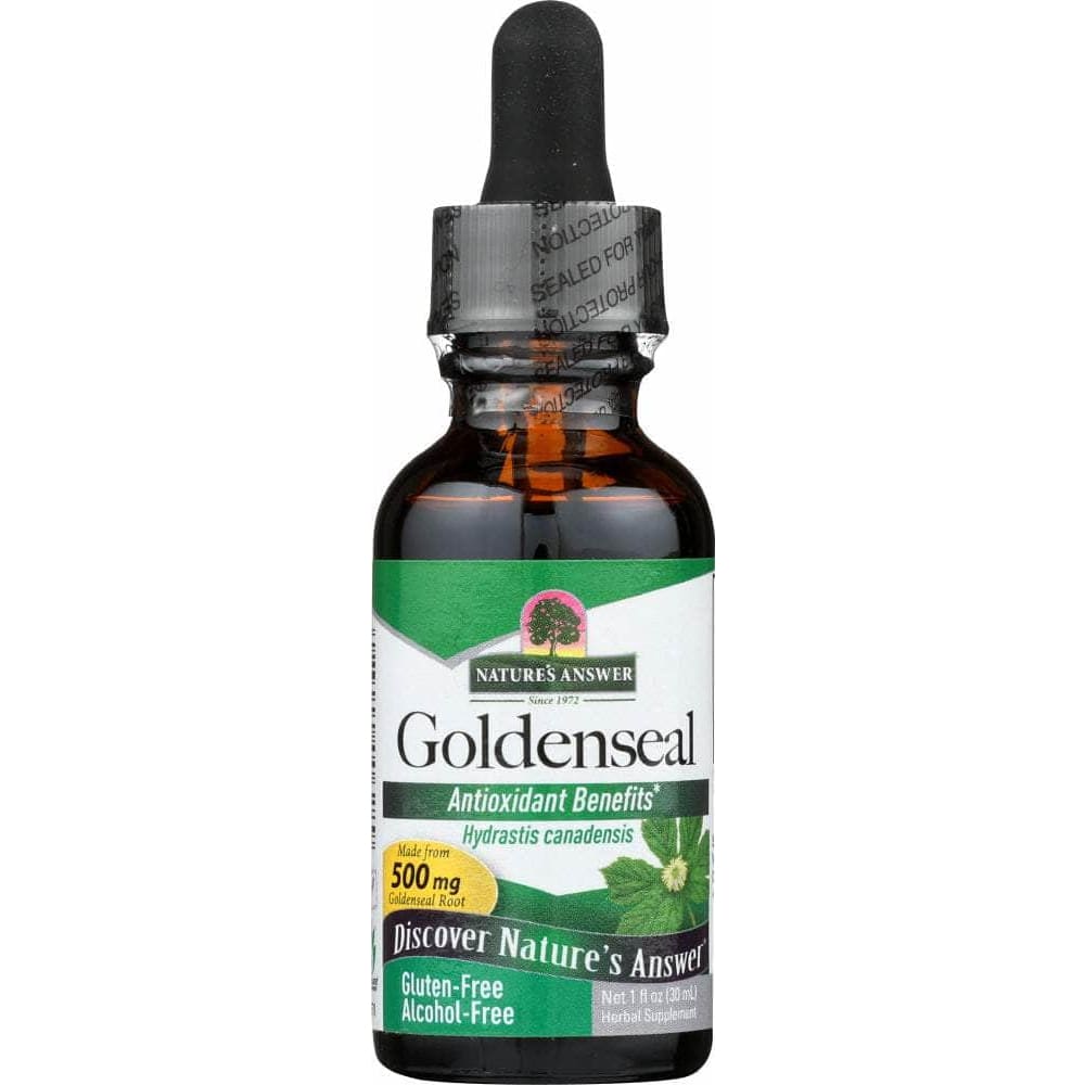 Natures Answer Nature's Answer Goldenseal Root Alcohol-Free 500 mg, 1 oz