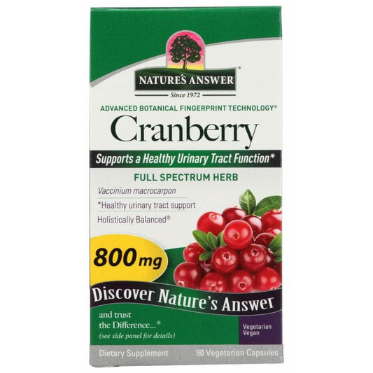 NATURE'S ANSWER NATURES ANSWER Hrb Cranberry, 90 vc