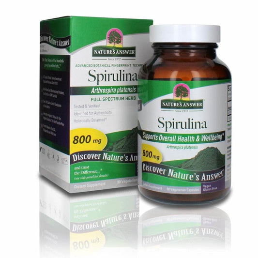 NATURE'S ANSWER NATURES ANSWER Hrb Spirulina 400Mg, 90 vc
