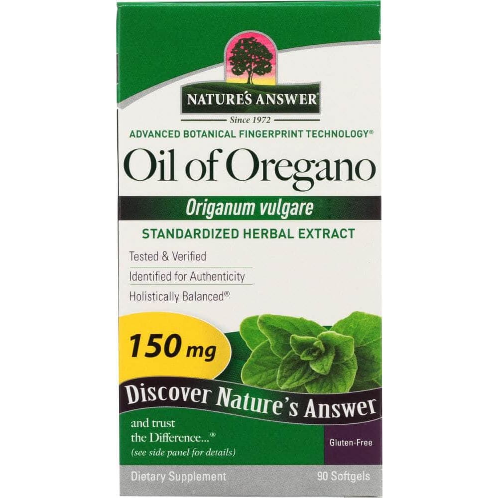 Natures Answer Nature's Answer Oil of Oregano Origanum Vulgare 150 Mg, 90 Softgels
