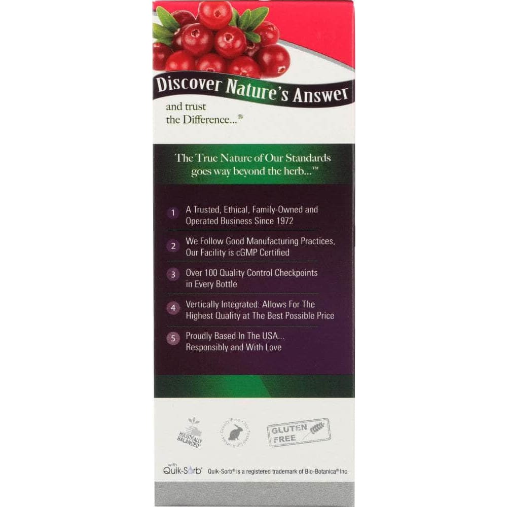 Natures Answer Natures Answer UT Answer D-Mannose & Cranberry Concentrate 4870 mg, 4 Oz