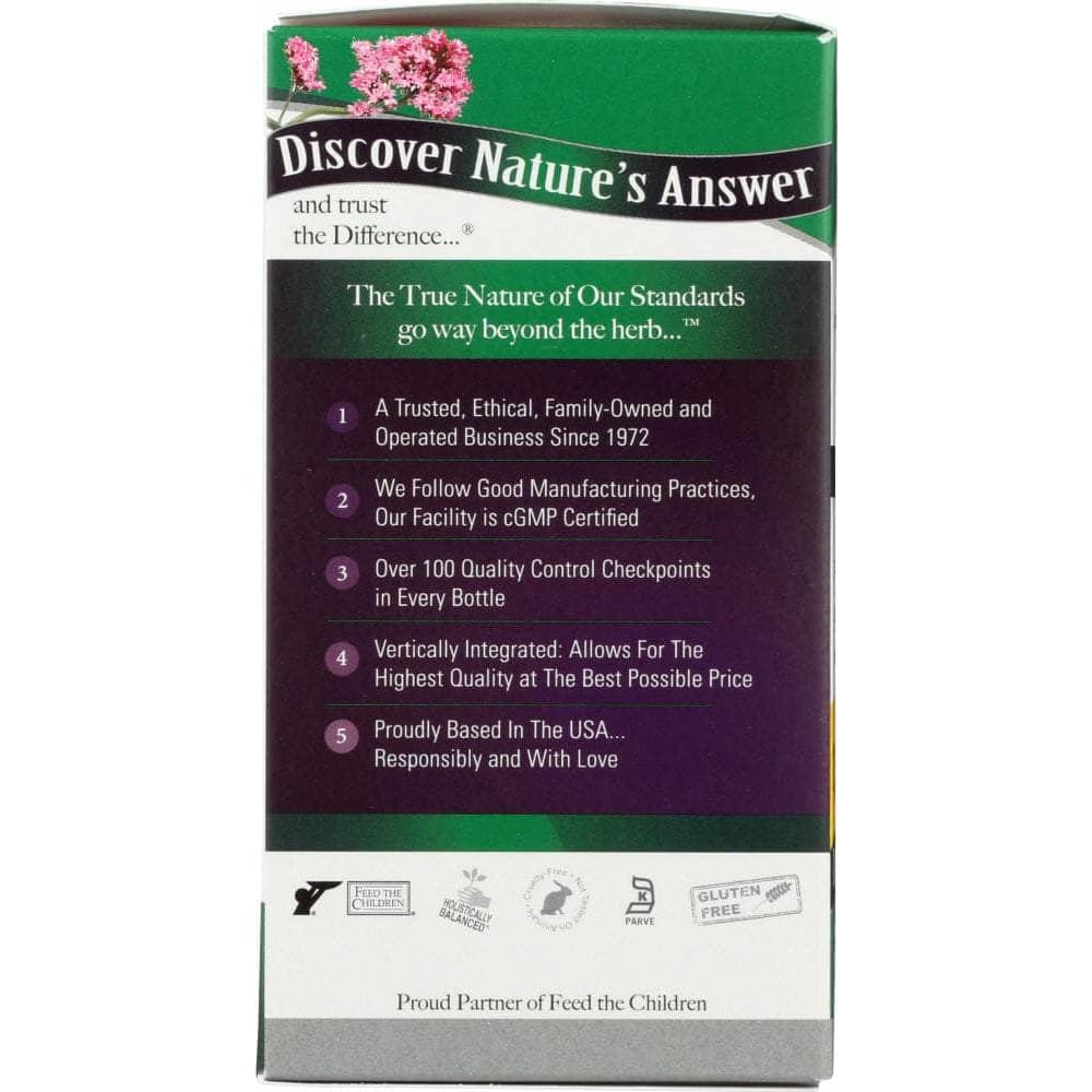 Natures Answer Natures Answer Valerian Root Herb, 90 cp
