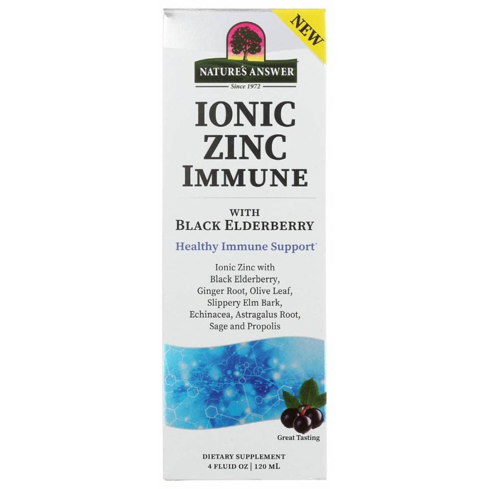 NATURES ANSWER Natures Answer Zinc Ionic Imn Blk Eldbry, 4 Fo
