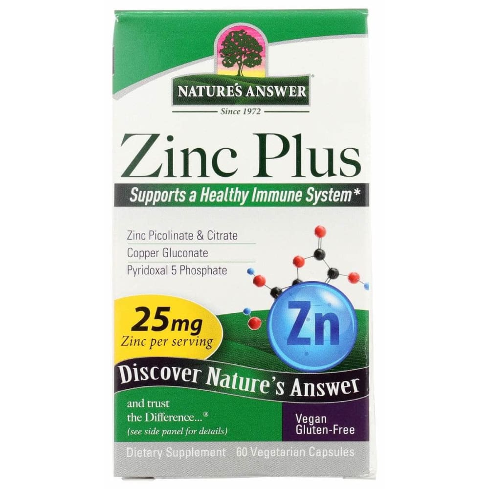 NATURES ANSWER Natures Answer Zinc Plus, 60 Vc