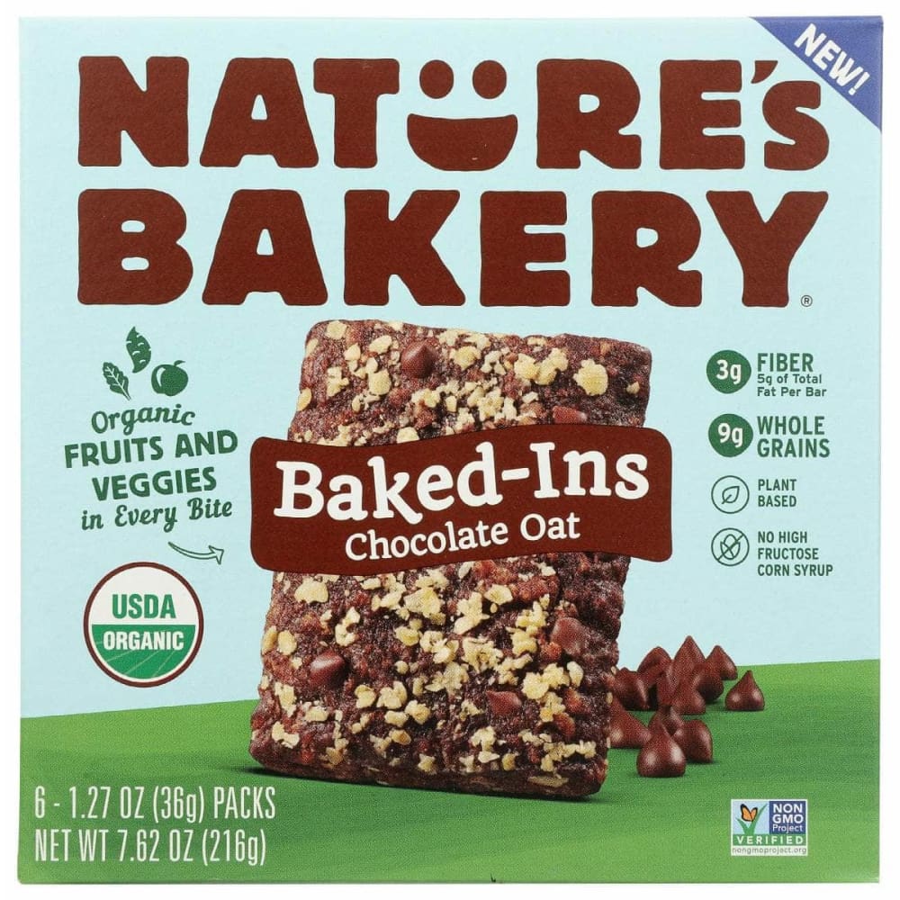 NATURES BAKERY Natures Bakery Bar Brkfst Org Choc Oat, 7.62 Oz