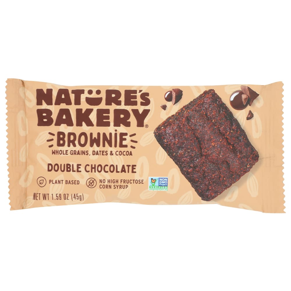 NATURES BAKERY: Bar Dbl Choc Brwnie 1.59 OZ (Pack of 6) - Grocery > Snacks > Chips > Snacks Other - NATURES BAKERY