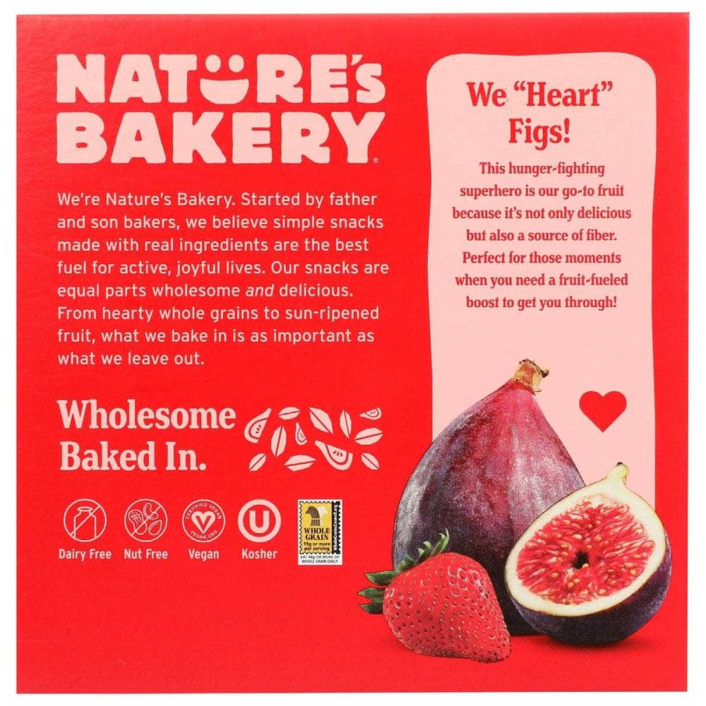 NATURES BAKERY Natures Bakery Bar Fig Ww Strwbrry 6Ct, 12 Oz