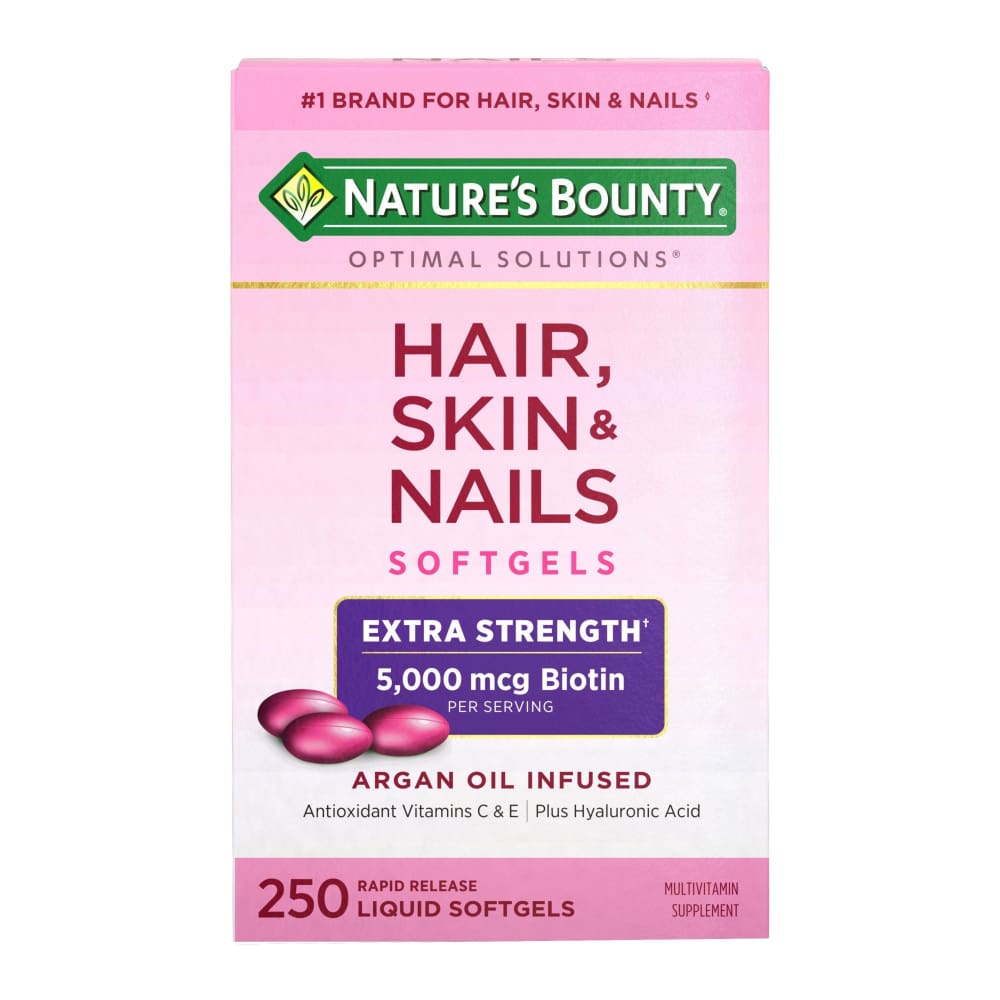 Nature’s Bounty Hair Skin and Nails Extra Strength Vitamins 250 ct. - Nature’s Bounty