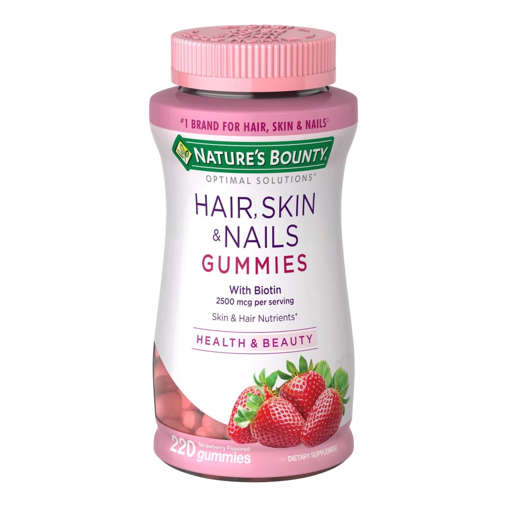 Nature’s Bounty Optimal Solutions Hair Skin Nails 220 ct. - Nature’s Bounty