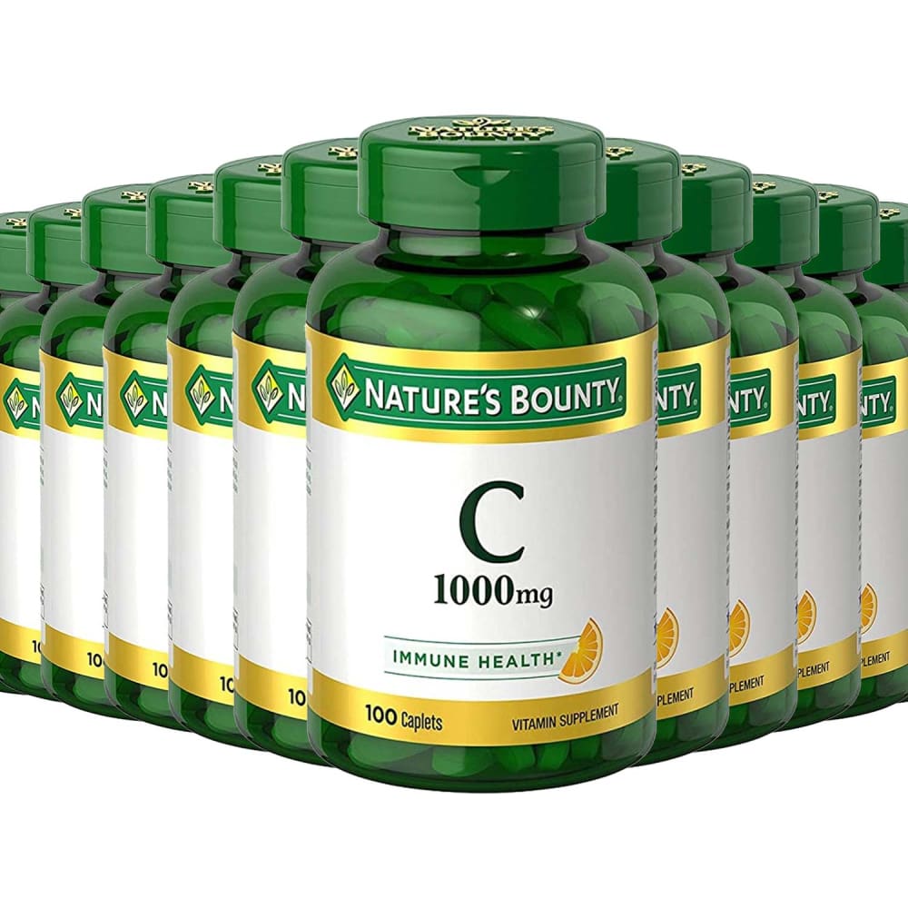 Nature’s Bounty Vitamin C - 1000 Mg - 100 Ct Each - 12 Pack - Vitamins - Nature’s Bounty