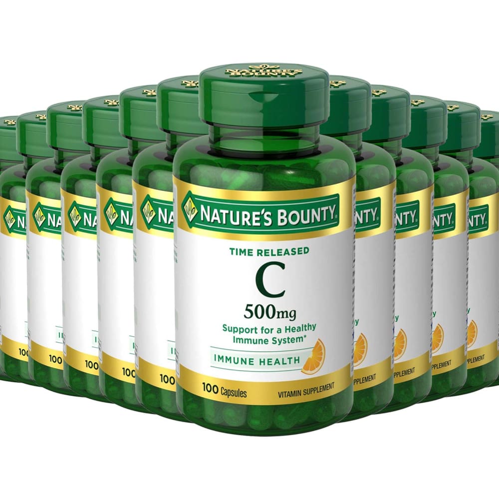 Nature’s Bounty Vitamin C - 500 Mg - 100 Ct - 12 Pack - Vitamins - Nature’s Bounty