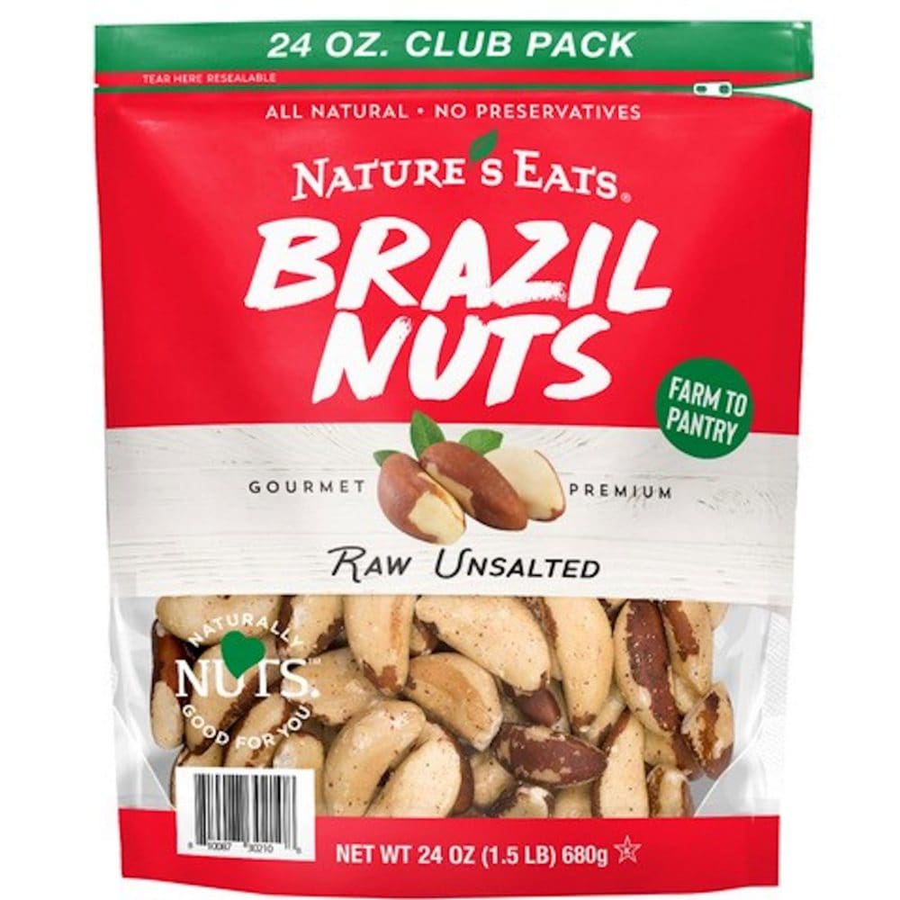 Nature’s Eats Raw Unsalted Brazil Nuts (24 oz.) - Nuts - Nature’s