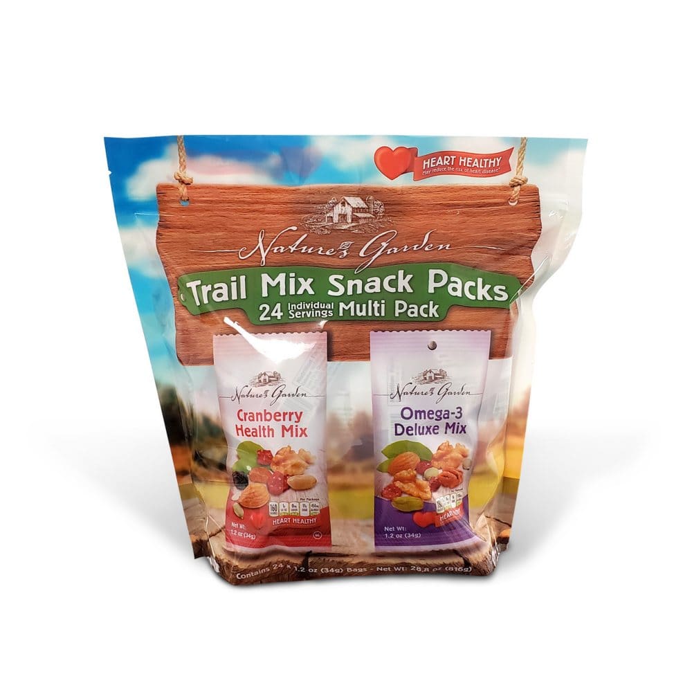 Nature’s Garden Trail Mix Snack Packs (1.2oz. 24pk) - Bulk Pantry - Nature’s Garden