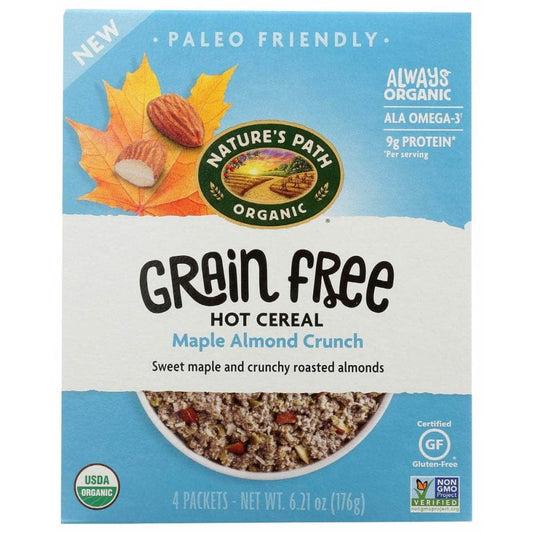 NATURES PATH NATURES PATH Hot Cereal Mpl Almnd Org, 6.2 oz