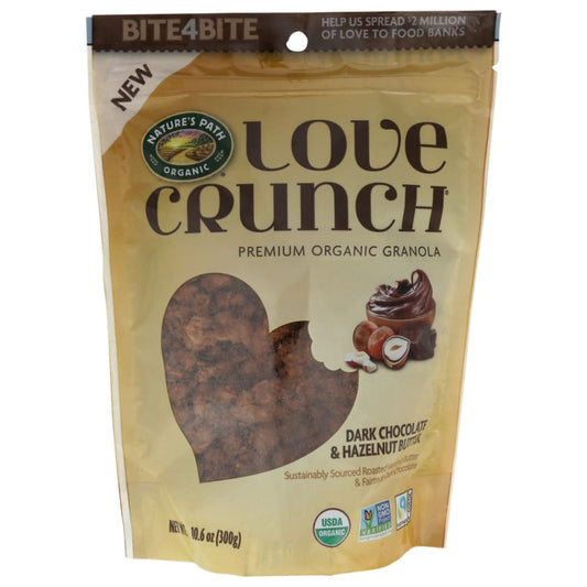 NATURES PATH: Love Crunch Dark Chocolate and Hazelnut Butter 10.6 oz (Pack of 4) - Breakfast > Breakfast Foods - NATURES PATH