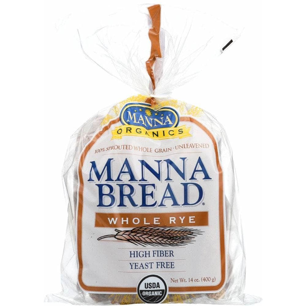 Natures Path Manna Bread Whole Rye, 14 Oz (Case of 4) | ShelHealth