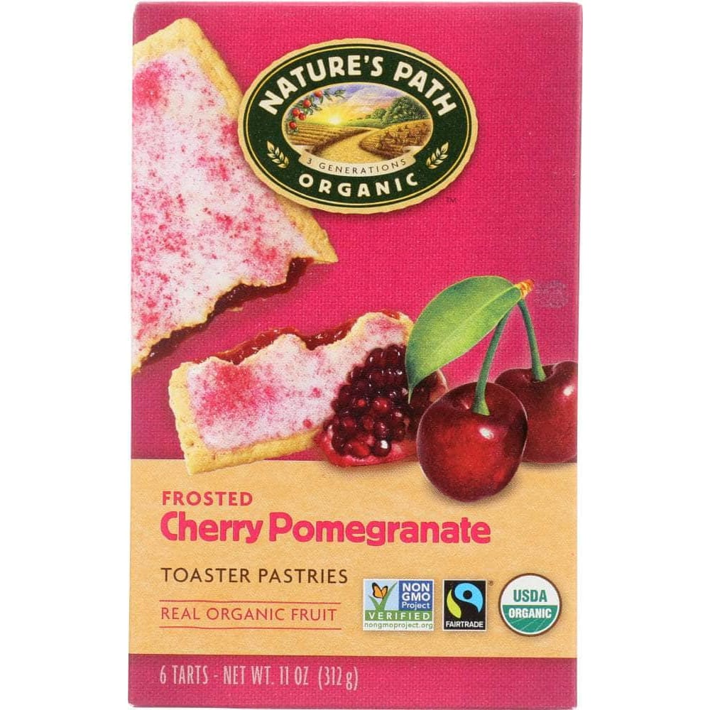Natures Path Nature's Path Organic Frosted Cherry Pomegranate Toaster Pastries, 11 oz