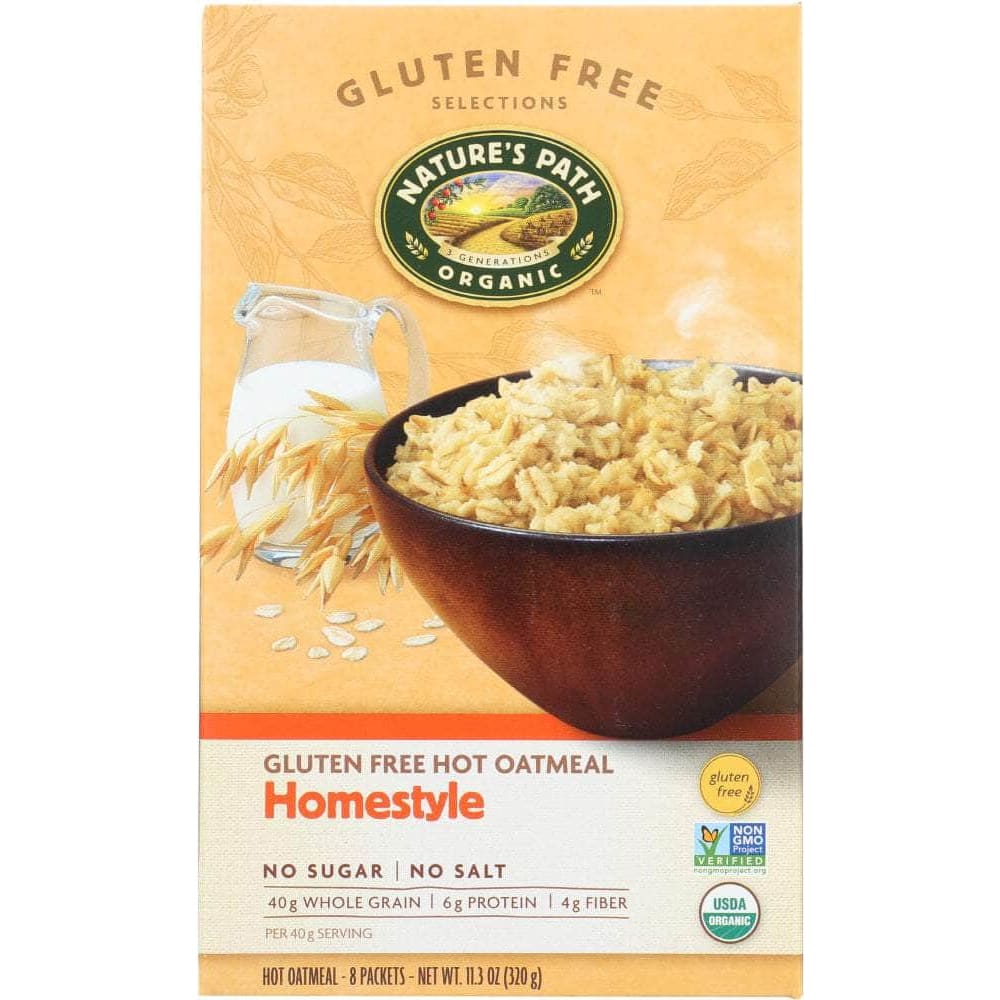 Natures Path Nature's Path Organic Gluten Free Selections Homestyle Hot Oatmeal, 11.3 oz