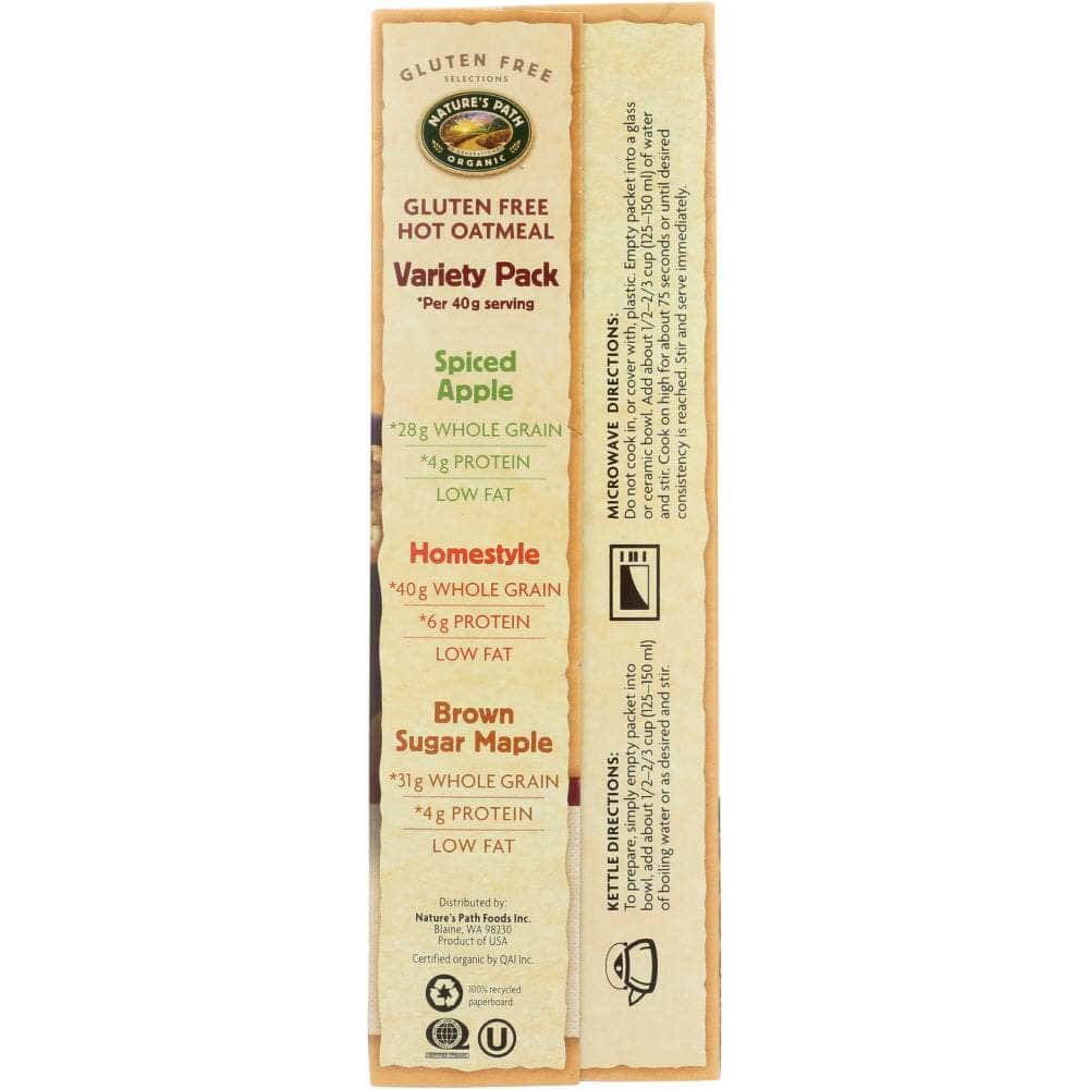 Natures Path Nature's Path Organic Gluten Free Variety Pack Hot Oatmeal 8 Packets, 11.3 oz