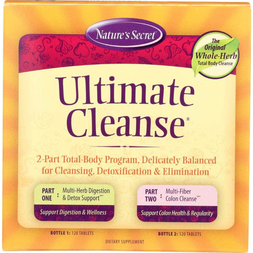 NATURES SECRET Nature'S Secret Ultimate Cleanse 2 Part Program 2 Bottles 120 Tablets Each, 1 Kit