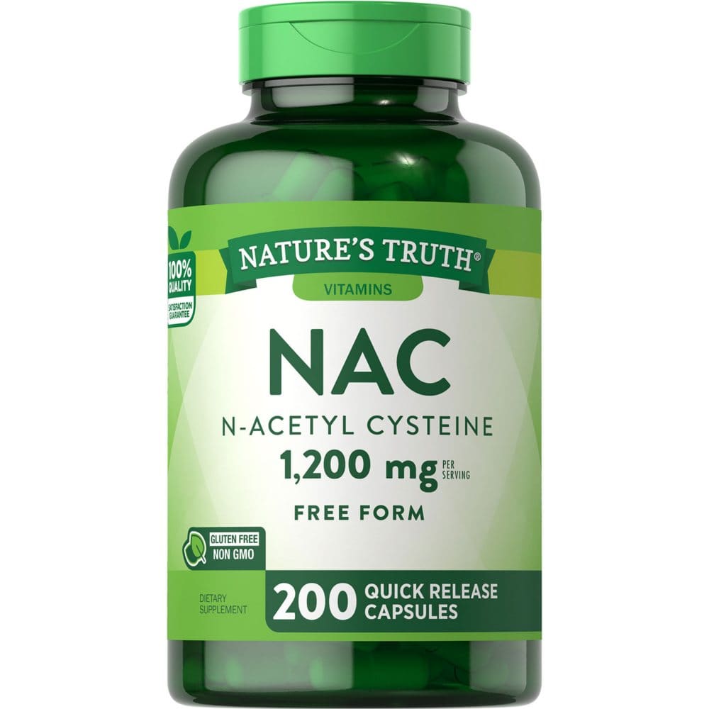 Nature’s Truth NAC 1,200 mg. N-Acetyl Cysteine Quick Release Capsules (200 ct.) - Supplements - Nature’s