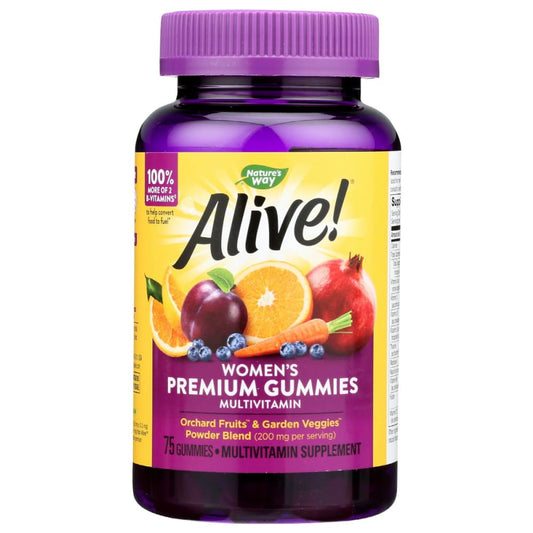 NATURES WAY: Alive Women Premium Gummies Multivitamin 75 pc - Health > Vitamins & Supplements - NATURE’S WAY