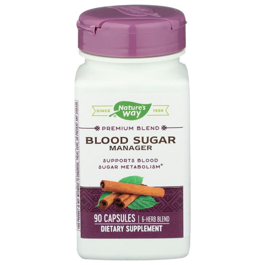NATURES WAY: Blood Sugar Manager 90 cp (Pack of 2) - Health > Vitamins & Supplements - NATURES WAY