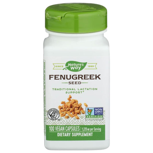NATURES WAY: Fenugreek Seed 100 cp (Pack of 4) - Health > Vitamins & Supplements - NATURES WAY