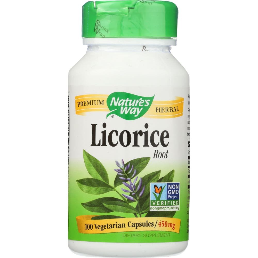NATURES WAY: Licorice Root 100 Veg 100 cp (Pack of 3) - Grocery > Beverages > Coffee Tea & Hot Cocoa - NATURES WAY