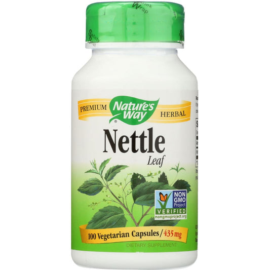 NATURES WAY: Nettle Leaf 435 mg 100 Veg Capsules (Pack of 4) - HERBAL SINGLES OTHER > Nettles Stinging - NATURES WAY