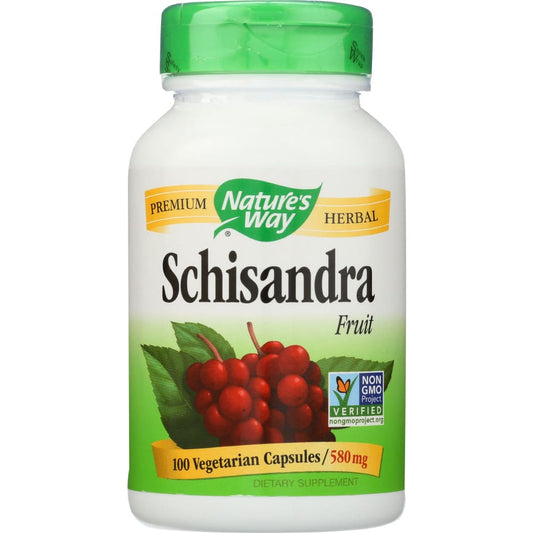 NATURES WAY: Schisandra Fruit 100 Vegetarian 100 cp (Pack of 3) - Health & Medicine - NATURES WAY