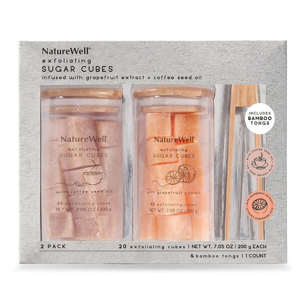 NatureWell Exfoliating Sugar Cubes Grapefruit and Coffee (20 cubes 2 pk.) - Health & Beauty Instant Savings - ShelHealth