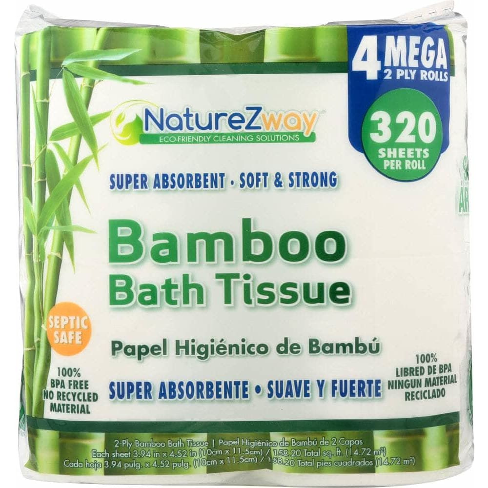 Naturezway Naturezway Tissue Bath Bamboo, 4 pk