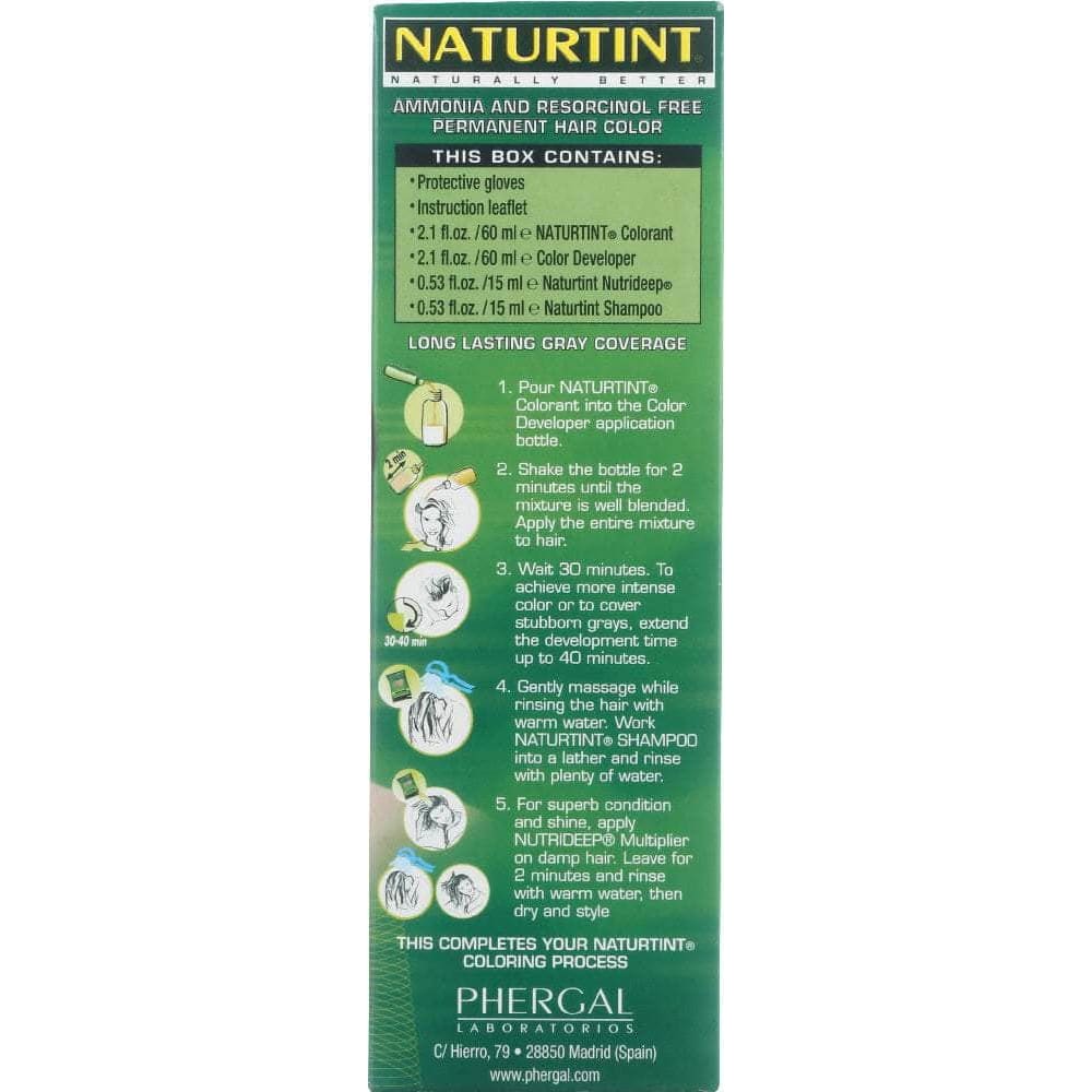 NATURTINT Naturtint Permanent Hair Color 3N Dark Chestnut Brown, 5.28 Oz