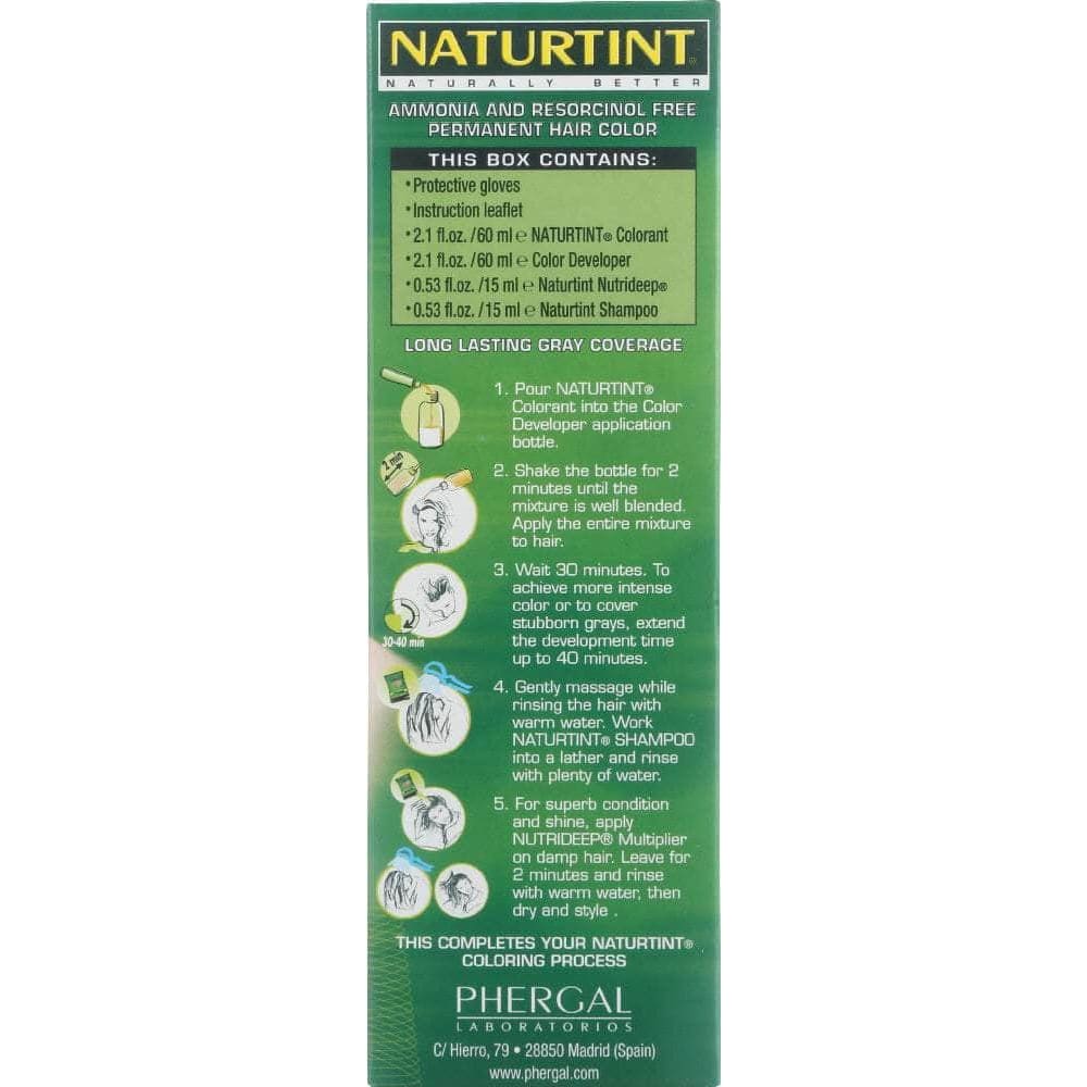 Naturtint Naturtint Permanent Hair Color 4G Golden Chestnut, 5.28 oz