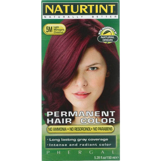 NATURTINT Naturtint Permanent Hair Color 5M Light Mahogany Chestnut, 5.28 Oz