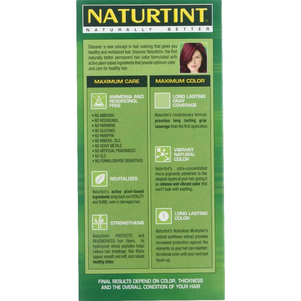 NATURTINT Naturtint Permanent Hair Color 5M Light Mahogany Chestnut, 5.28 Oz