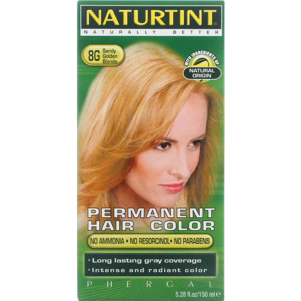 NATURTINT Naturtint Permanent Hair Color 8G Sandy Golden Blonde, 5.28 Oz