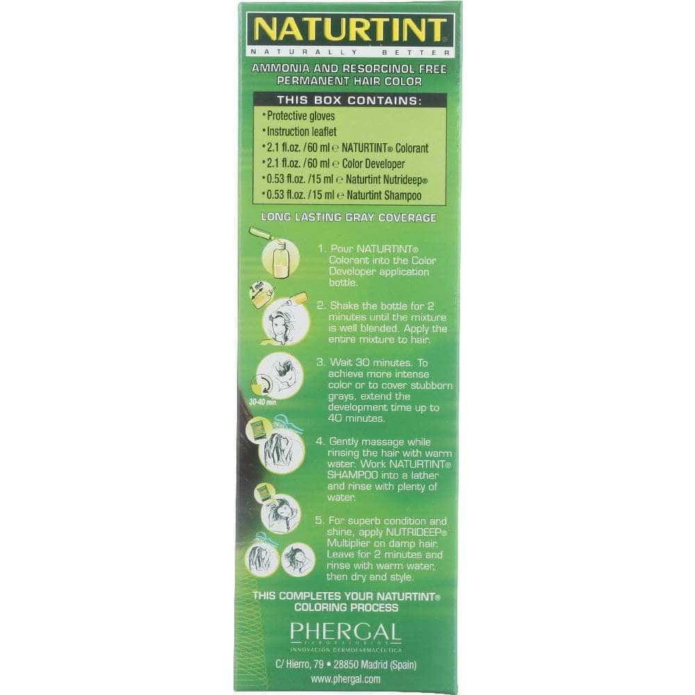 NATURTINT Naturtint Permanent Hair Colorant 4M Mahogany Chestnut, 5.28 Oz