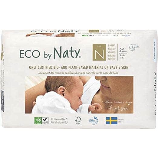Naty Naty-Eco By Naty Diaper Size Newborn, 25 ct