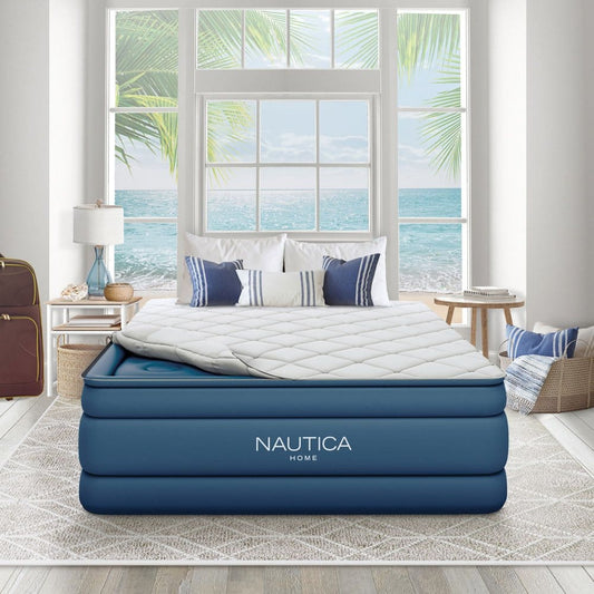 Nautica Home Cloud Supreme 20â€ Inflatable Air Bed with Zip Off Cover - Camping Equipment - Nautica