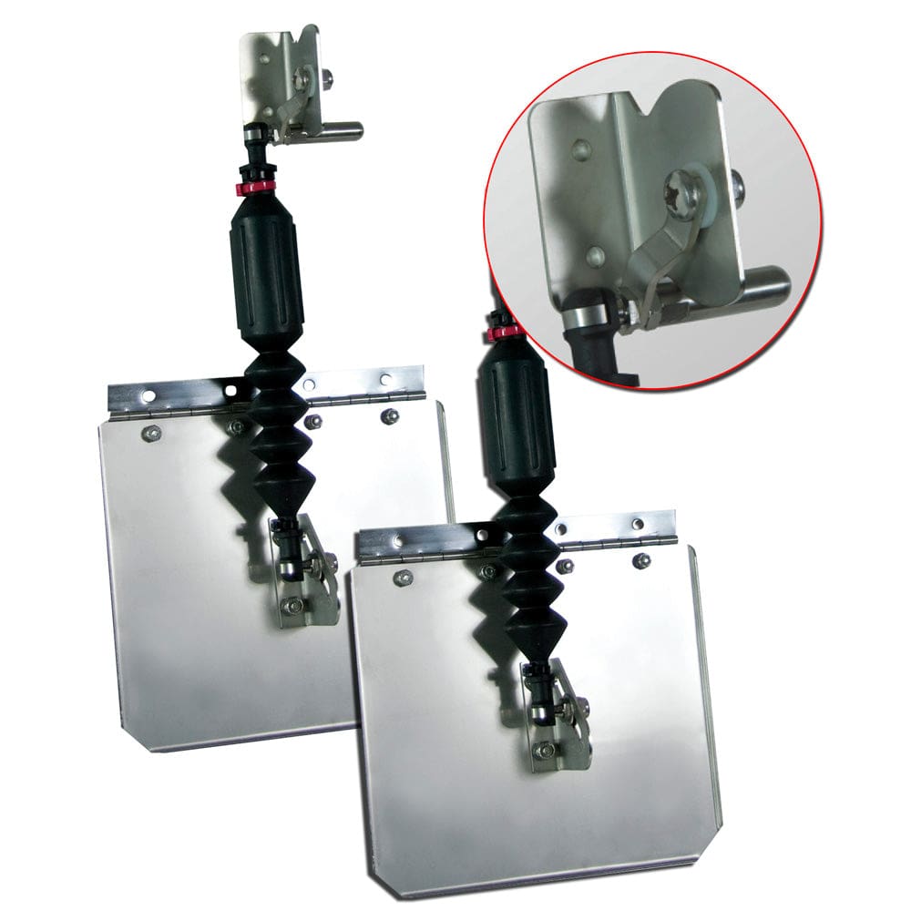 Nauticus PT1290-60 Pro Troller Smart Tabs Series f/ 17-20’ Boats w/ 80 - 175 HP - Boat Outfitting | Trim Tabs - Nauticus