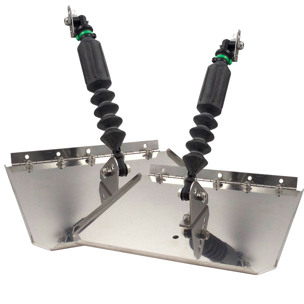 Nauticus ST1290-60 Smart Tab Trim Tabs 12 X 9 f/ 12-18’ Boats w/ 60-150 HP - Boat Outfitting | Trim Tabs - Nauticus