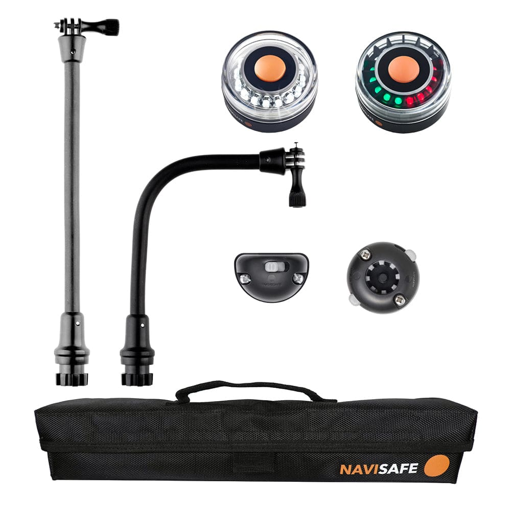Navisafe Bendable Dinghy Pack w/ Lights & Mounting Attachments - Paddlesports | Navigation Lights,Lighting | Navigation Lights - Navisafe