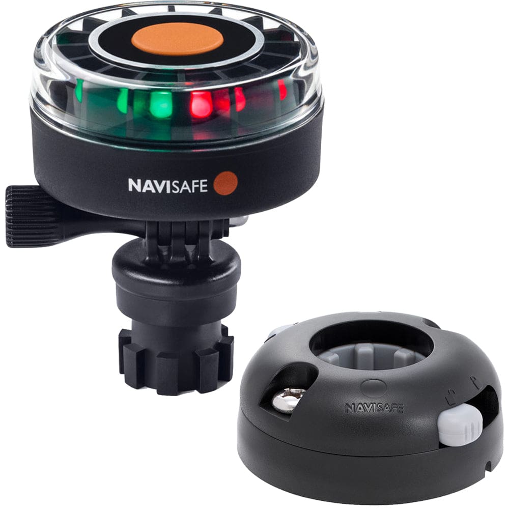 Navisafe Navilight 2NM Tricolor w/ Navimount Base & Horizontal Mount - Black - Paddlesports | Navigation Lights,Lighting | Navigation Lights