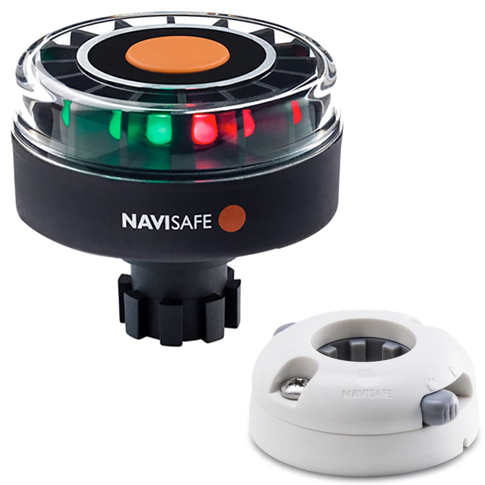 Navisafe Navilight Tricolor 2NM w/ Navibolt Base & Horizontal Mount - White - Paddlesports | Navigation Lights,Lighting | Navigation Lights